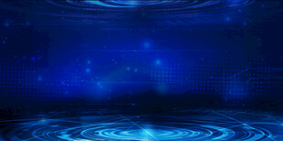 梦幻蓝色波纹背景画面