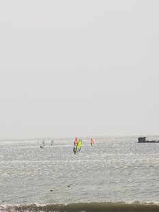 海上帆船景象