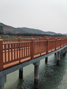 水上木质栈道景观