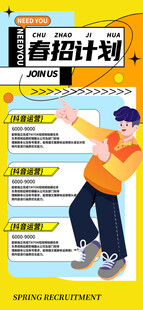 青年街舞者招募海报