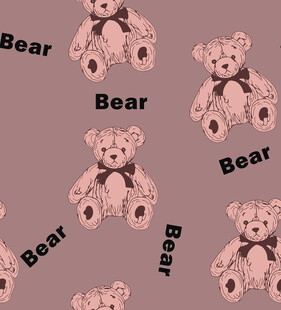 小熊图案背景设计素材