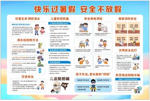 儿童暑假安全 