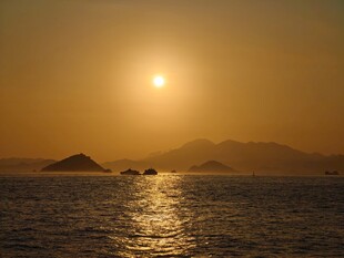 海上落日美景