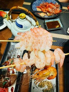 丰盛海鲜烧烤美食盛宴