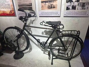 复古自行车展示
