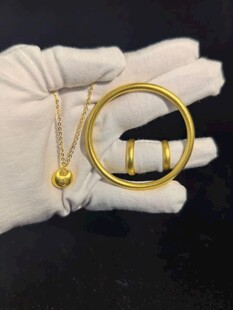 金银饰品手工打金银加工金饰展示