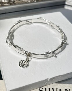 金银饰品手工打金银精致手链饰品