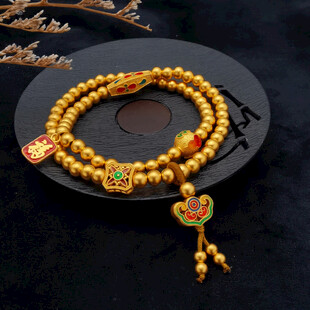 精美黄金串珠手链饰品