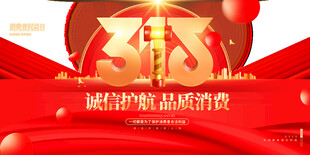 315品质消费宣传海报
