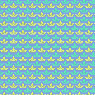 蓝绿色小清新几何图案背景