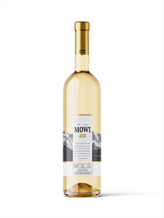 透明瓶子白葡萄酒展示样机