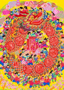 传统喜庆年画图案