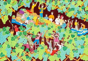 森林中的奇幻动物聚会