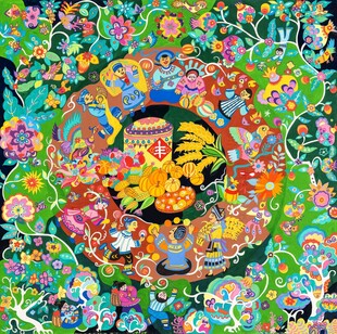 多彩奇幻的花卉精灵世界