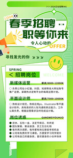 春季招聘海报