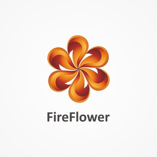 FireFlower标志设计
