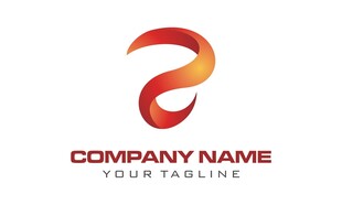 抽象动感企业标志性Logo