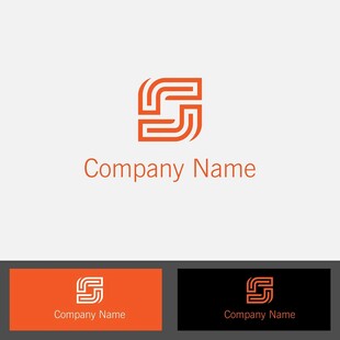 简约S字母企业标志设计