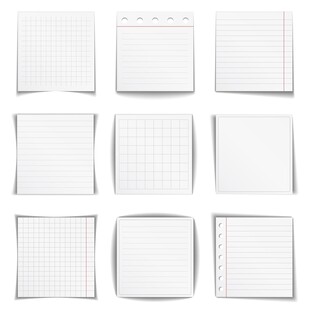 多样方格横线空白笔记本
