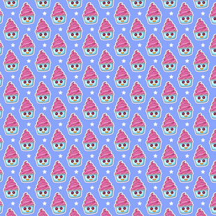 冰淇淋图案背景