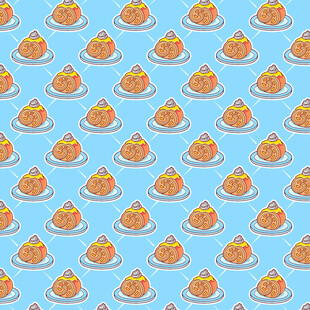 瑞士卷图案背景