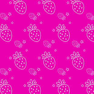 草莓图案背景