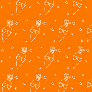 胡萝卜图案背景