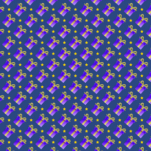 紫色礼盒图案背景