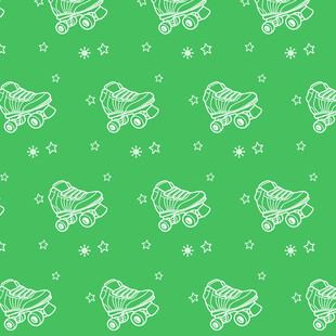 旱冰鞋图案背景