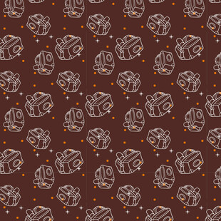 复古风花朵图案背景纹理