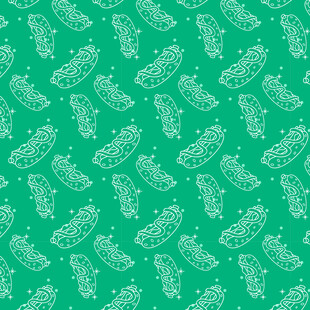 绿色仙人掌图案背景纹理