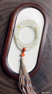 中式古风流苏佛珠手串
