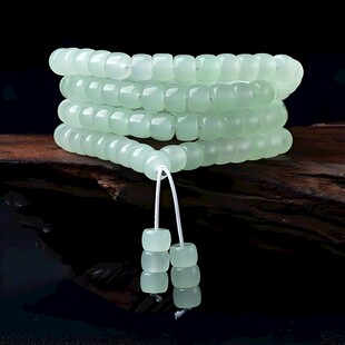 翠绿玉石手串