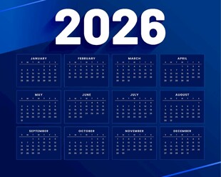 2026日历