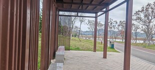 户外金属廊架景观