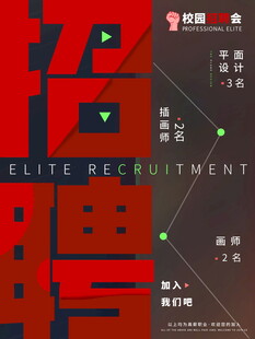 精英招聘海报