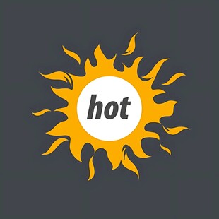 炽热太阳图标