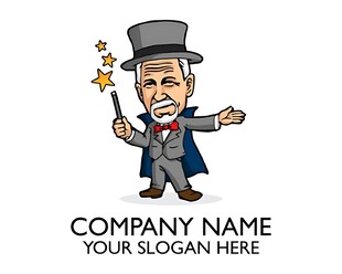 魔法绅士形象公司标志设计