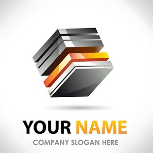 立体几何创意公司标志