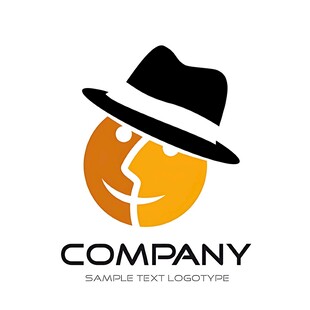 戴帽笑脸公司标志