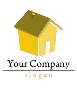 黄色房屋公司标志