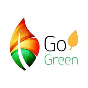 Go Green环保标志设计