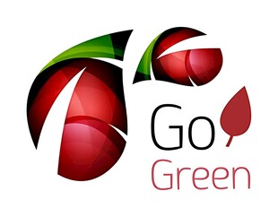 绿色主题标志设计