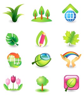 多样环保图标集合