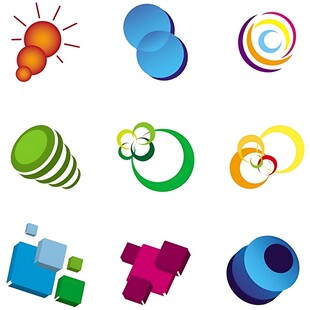 多彩创意图标集合