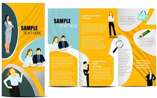 创意黄色主题手机界面设计