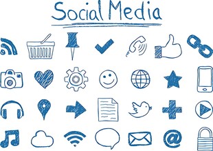 社交媒体图标集合