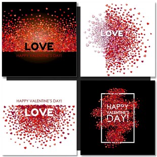 爱心粒子特效设计素材