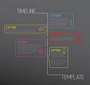时间轴模板设计图展示