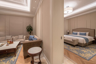 豪华雅致的卧室室内场景